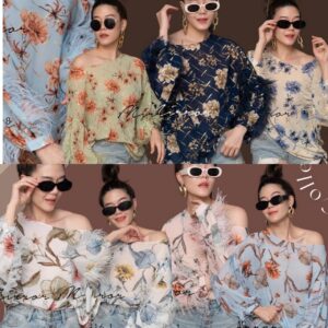 FT FW FeatheR oN FloweR FreeDoM ToP พริ้วไหนจะเกิน คอลเลคชั่นน่าสะสม เสื้อแต่งขนนก ดีเทลเก๋ไหล่ตกนิดๆ