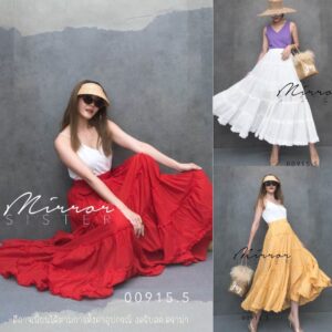 SwinG SwaN PrettY SkiRT กระโปรงสวิง กระโปรงบาน กระโปรงชั้นๆ ต่อชั้น 5 ชั้น กระโปรงพริ้วๆ สวยเวอร์ ใส่ไปคาเฟ่