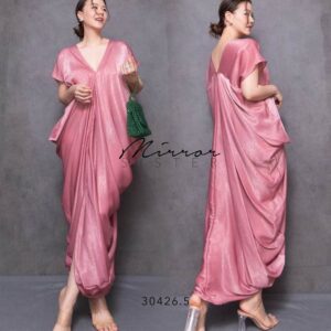 (MegaSALE) V2 AoRa oN YoU SilKy Silk SatiN DreSS เดรสหวานๆ เดรสซิลค์ซาติน เดรสทรงคุณนาย เดรสซาตินเล่นแสง เนื้อผ้าซิลค์
