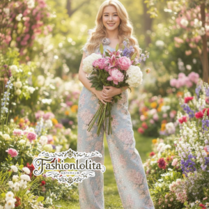 มี3สี Sweety SOUR Lace One-Shoulder Jumpsuit จั้มสูทลูกไม้ไหล่เดี่ยว ผูกโบว์ กางเกงขายาวทรงกระบอก พร้อมซับใน