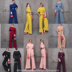 V2 ChiC iN ThE PartY JumpsuiT ที่สุดในปาร์ตี้!! จั้มสูทสุดชิค สวยทุกสี จั้มสูทขายาว กางเกงทรงกระบอกใหญ่