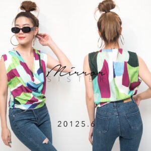 ️ ️ ️ ️ UhU ColorfuL MomentuM ToP สวยกรุป!! เสื้อแขนกุดคอถ่วง สีสันสดใส ใส่สบายปังๆ แมชง่าย เสื้อคอถ่วง สวยเก๋