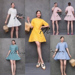 v2 Pleasant Lace Minidress Pants Inner เดรสกระโปรงกางเกง ทรงน่าเลิฟ เดรสสั้นผ้าลูกไม้ เดรสลูกไม้ผ้าฉลุ ซับในเป็นกางเกง