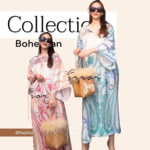 (MegaSALE) V2 X BohemiaN IndiaNy PaisleY DreSs เดรสทรงหลวม ผ้าลายเพสลีย์ สไตล์โบฮีเมียน สาวยิปซี สวยเก๋ ช่วงแขนบาน