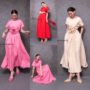 (นางแบบ ใส่ ชุด ขาย) Dewy Rose FLoRAL DReSS เรียบแต่เก๋...ใส่แล้วสวยละมุนแบบไม่ต้องเยอะ!