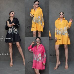 (MegaSALE) FW FloweR BlooM On Your DaY DreSs เดรสมีปก เดรสเชิ้ต เดรสพิมพ์ลายดอกไม้ สวยหวาน เดรสทรงเบสิค