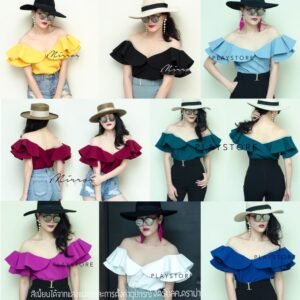 SeethrougH SexY ToP เสื้อแซ่บๆ สวยสับๆ เสื้อชิคๆ เสื้อซีทรู ช่วงบนใส่แล้วดูเซ็กซี่ แต่ไม่โป๊ เสื้ออกระบาย ดีไซน์เก๋ๆ