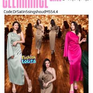 ป้าย MIRRORSISTER ต่ำกว่าทุน Luxury Mode On ใครหาชุดออกงานที่ ปัง-ดูแพง-แซบ ต้องจัด SinglE ShouldeR Luxury SatiN