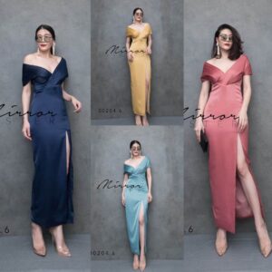FiNaLe oN StagE LuxurY SatiN MaxI DreSS สุดแซ่บ สวยเซ็กซีหุ่นดีเป๊ะเว่อ เดรสหุ่นเพรียว เดรสยาว แม็กซี่เดรส อกมีฟอง