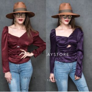 SX SexY SatiN ToP เสื้อซาติน เสื้อเว้าๆ เสื้อเผ็ชๆ เสื้อแซ่บ เบาๆ แซ่บนิสๆ เสื้อผ้าซิลค์ ดีไซน์คอต่กัน
