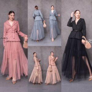 (นางแบบ ใส่ ชุด ขาย) 3 ชิ้น สุดคุ้ม WORKiNG CEO Perfect SET ชุดเก๋ง เพอร์เฟคกว่า set นี้ไม่มีอีกแล้ว เสื้อสูท