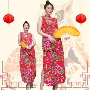 (NEWspecialPrice) V2 FengHuang Ancient Phoenix BotuN Qipao Dress เดรสกี่เพ้า กี่เพ้ามงคล สวยเหนี่ยวทรัพย์