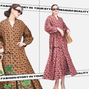 (นางแบบ ใส่ ชุด ขาย) In Lucky Clover FLoRAL DReSS เดรสทรงหลวม ชายบานต่อผ้าทรงสวย เดรสลายดอก ใบโคลเวอร์น่ารัก