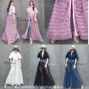 MystiCal SpeLL LayeR dreSs ตกหลุมรัก!! เดรสฟรุ้งฟริ้ง เดรสขนมชั้น เดรสชายผ้ามุ้ง เป็นชั้นๆ